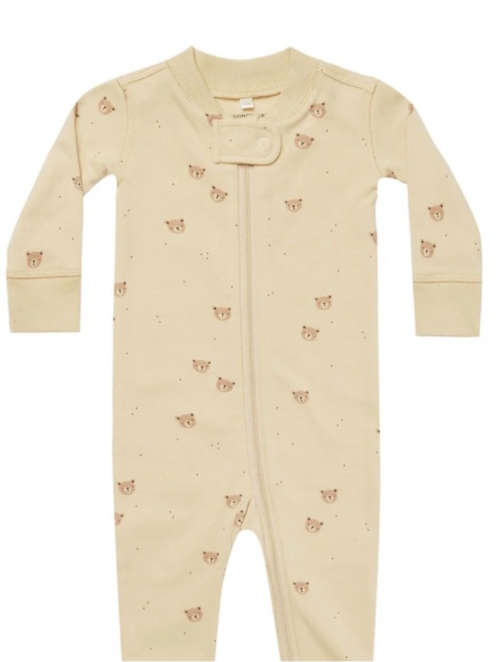 QUINCY MAE Zip Long Sleeve Sleeper Footie - Bears